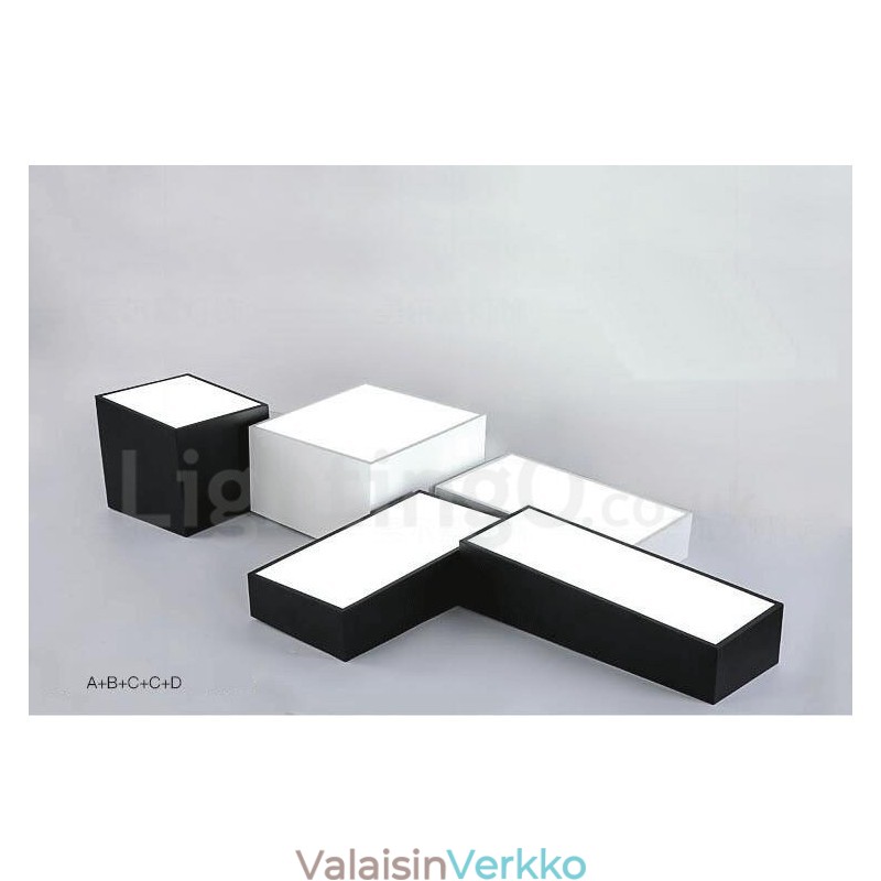 Moderni nykyaikainen integroitu metallinen uppoasennusvalo