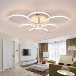 6 Light Moderni ja nykyaikainen integroitu metallinen uppoasennusvalo