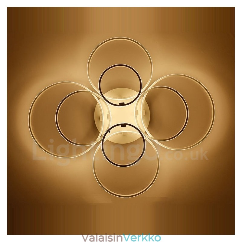 8 Light Moderni ja nykyaikainen integroitu metallinen uppoasennusvalo