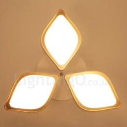 3 Light Moderni ja nykyaikainen integroitu metallinen uppoasennusvalo