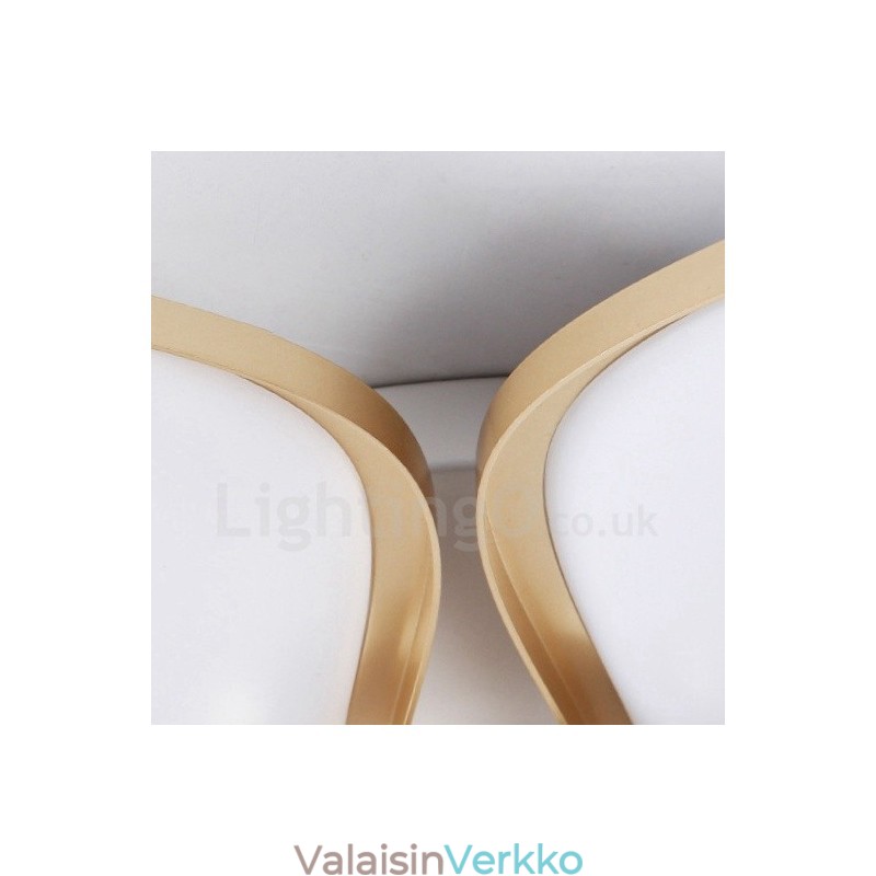 3 Light Moderni ja nykyaikainen integroitu metallinen uppoasennusvalo