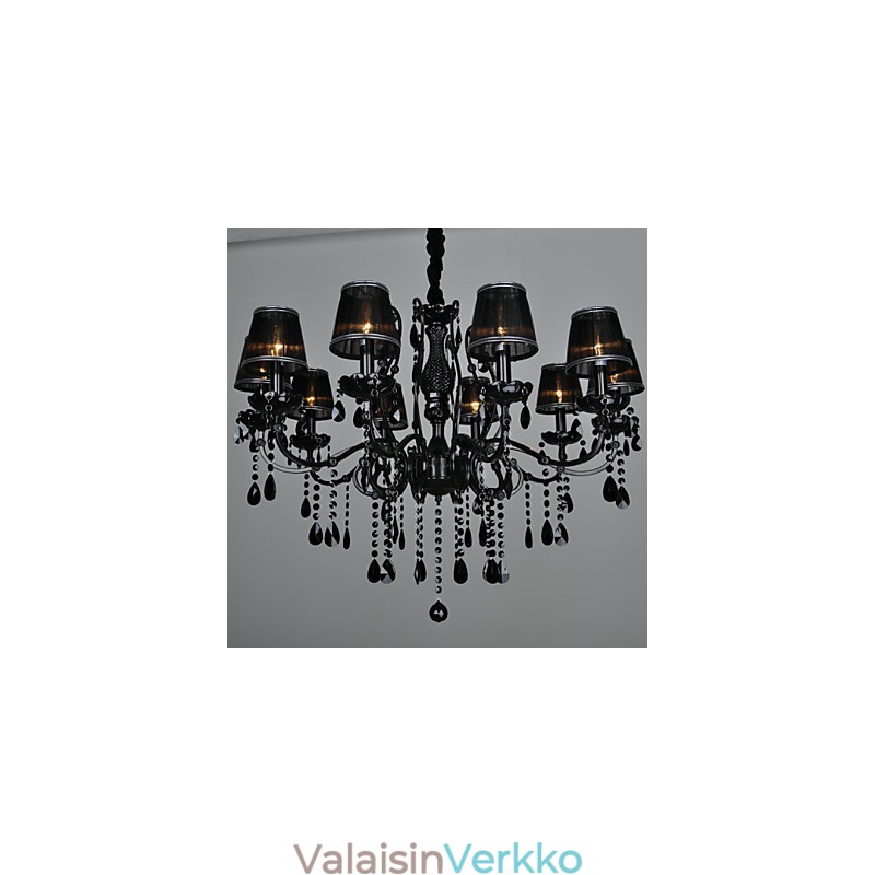 Kattokruunu Crystal Modern Contemporary Crystal 10 Light Metal