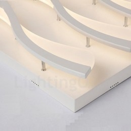 6 Light Moderni ja nykyaikainen integroitu uppoasennusvalo