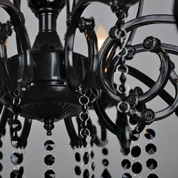Kattokruunu Crystal Modern Contemporary Crystal 10 Light Metal