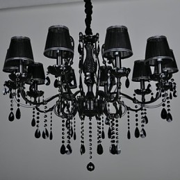 Kattokruunu Crystal Modern Contemporary Crystal 10 Light Metal