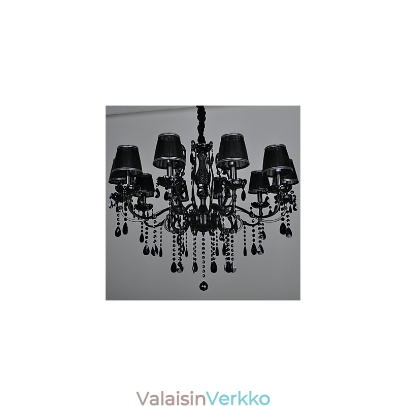 Kattokruunu Crystal Modern Contemporary Crystal 10 Light Metal