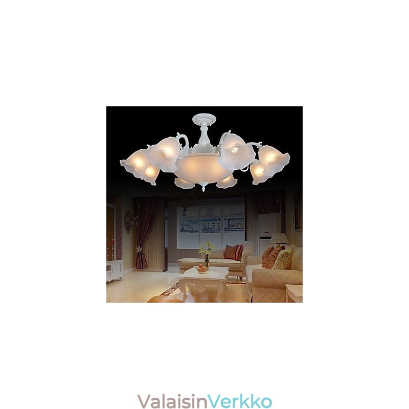 Flush Mount White European Retro Classic