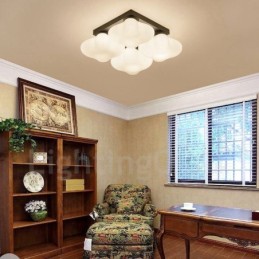 4 Light Rustic Lodge Integroitu uppoasennusvalo