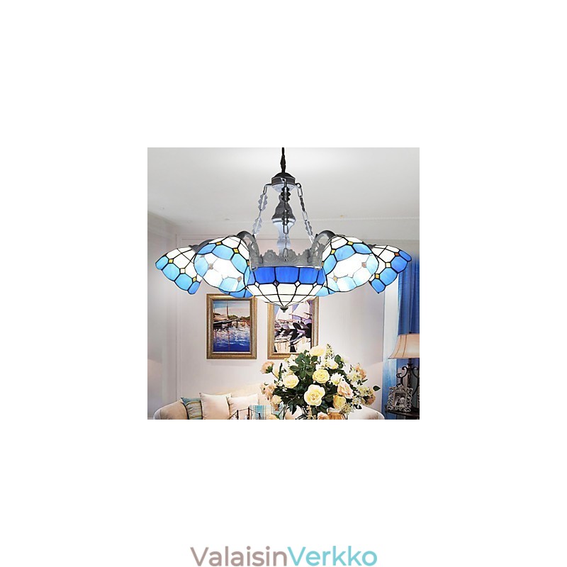 Välimeren maaseudun istuva Creative 6 + 1 otsalamppua ja lyhtyä
