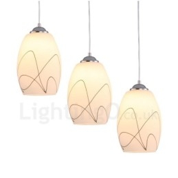 3 Light Moderni ja nykyaikainen integroitu metalliriippuvalaisin
