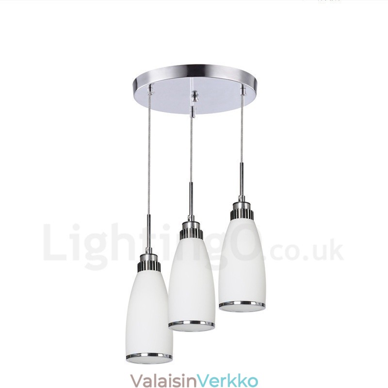 3 Light Moderni ja nykyaikainen integroitu metalliriippuvalaisin