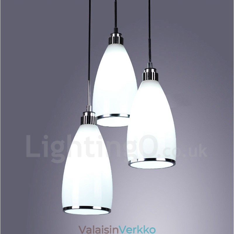 3 Light Moderni ja nykyaikainen integroitu metalliriippuvalaisin