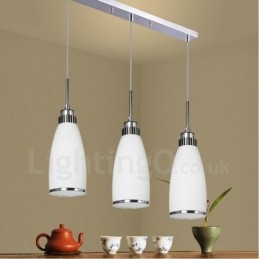 3 Light Moderni ja nykyaikainen integroitu metalliriippuvalaisin