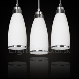 3 Light Moderni ja nykyaikainen integroitu metalliriippuvalaisin