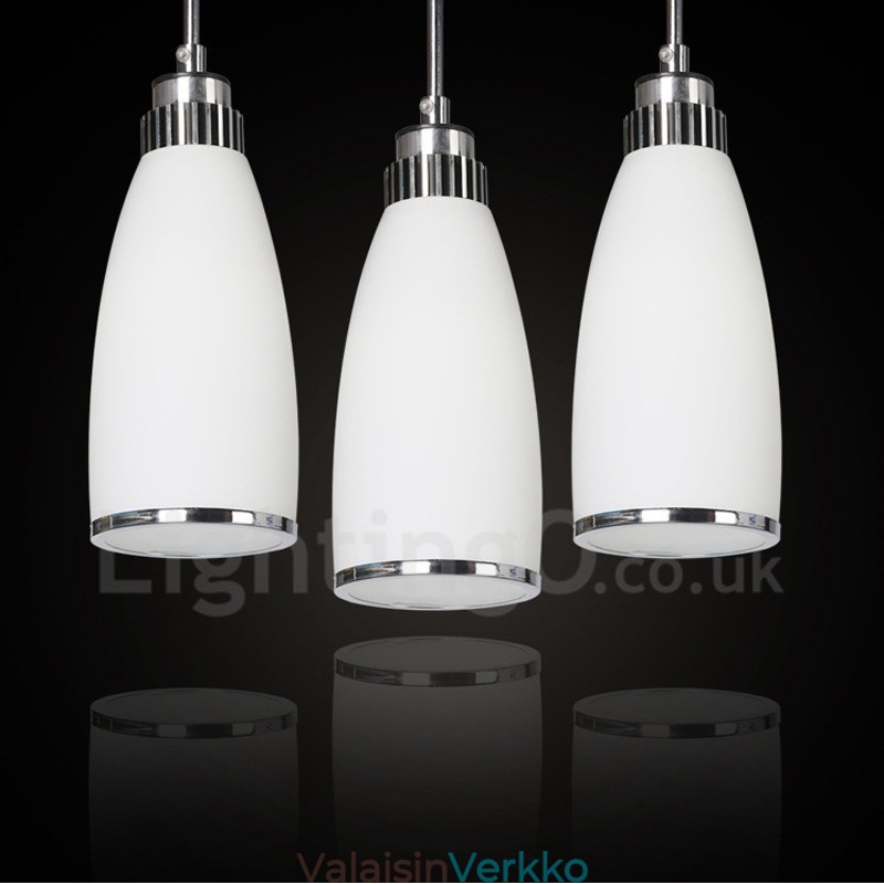 3 Light Moderni ja nykyaikainen integroitu metalliriippuvalaisin