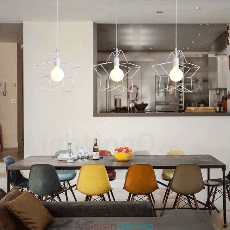 3 Light Moderni ja nykyaikainen integroitu riippuvalaisin