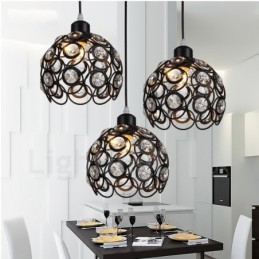 3 Light Rustic Lodge Integroitu riippuvalaisin
