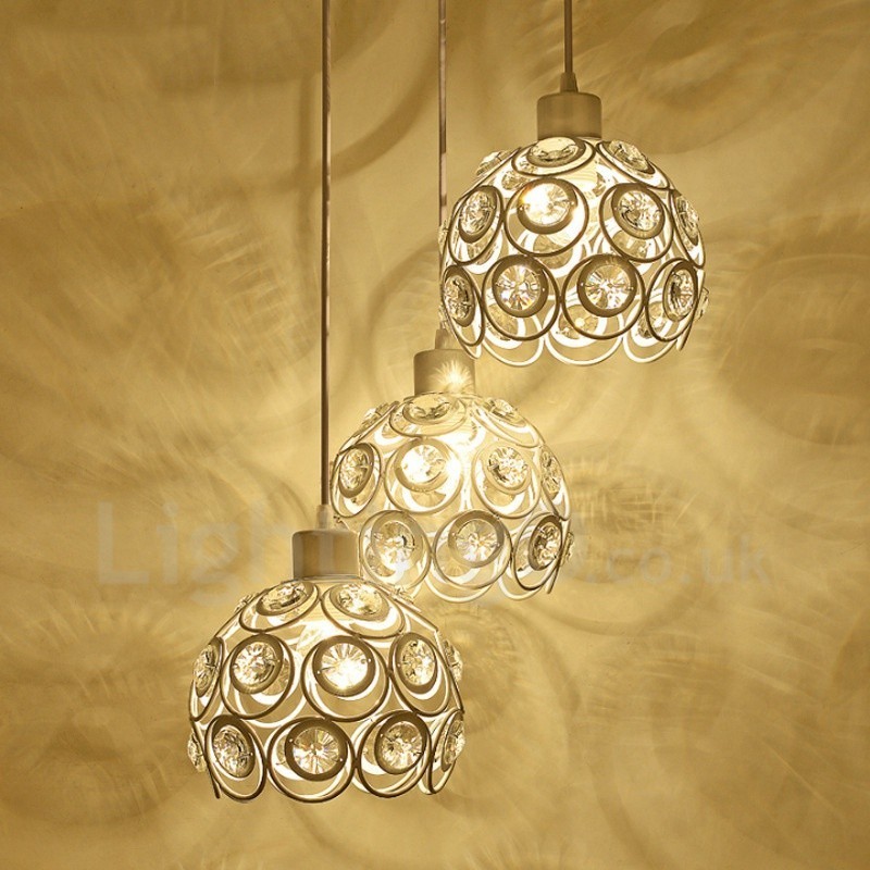 3 Light Rustic Lodge Integroitu riippuvalaisin