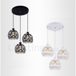 3 Light Rustic Lodge Integroitu riippuvalaisin