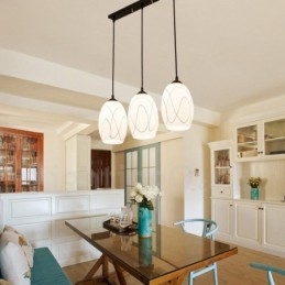 3 Light Rustic Lodge Integroitu metalliriippuvalaisin