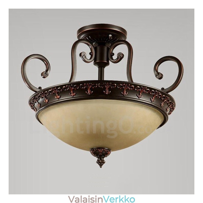 Single Light Rustic Lodge Integroitu metallinen uppoasennusvalo