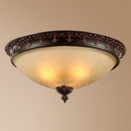 Single Light Rustic Lodge Integroitu metallinen uppoasennusvalo