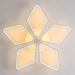 5 Light Moderni ja nykyaikainen integroitu metallinen uppoasennusvalo