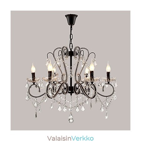 6 Lights Crystal Kattokruunu Moderni Nykyaikainen Perinteinen Klassinen Rustiikki Lodge Vintage Retro 6 Lights Crystal Kattokruunu Moderni Nykyaikainen Perinteinen Klassinen Rustiikki Lodge Vintage Retro