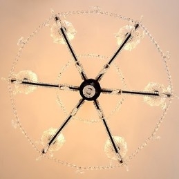 6 Lights Crystal Kattokruunu Moderni Nykyaikainen Perinteinen Klassinen Rustiikki Lodge Vintage Retro