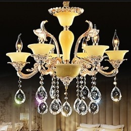Eurooppalainen Crystal-riippuvalaisin Sinkkiseos Crystal-riippuvalaisin