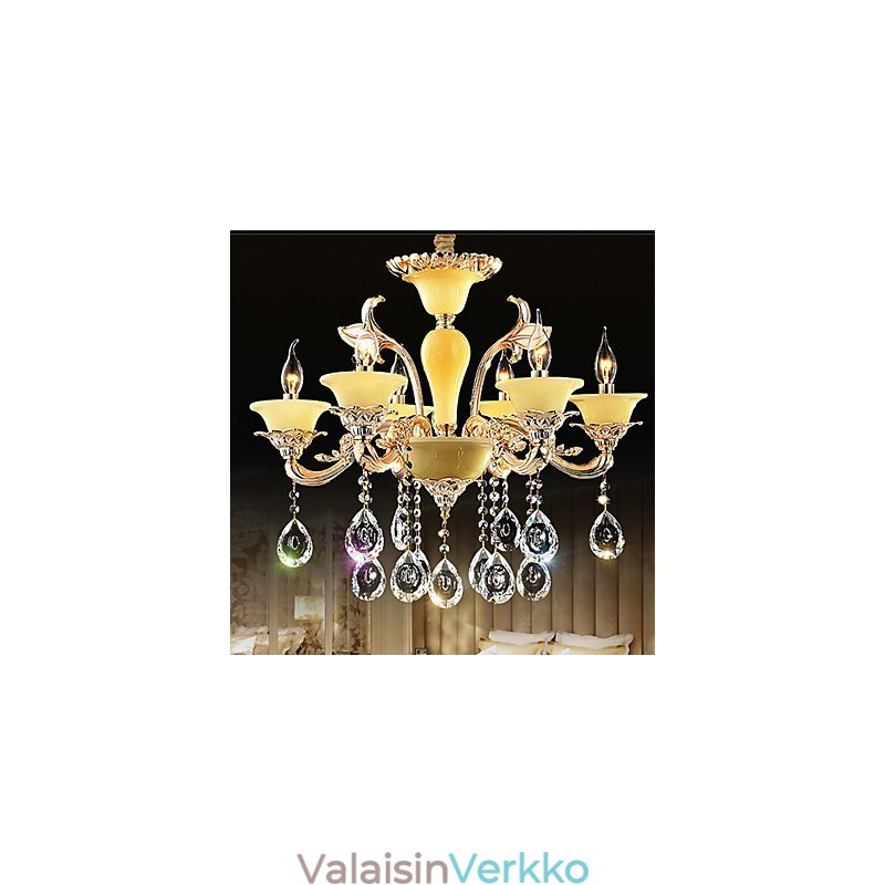 Eurooppalainen Crystal-riippuvalaisin Sinkkiseos Crystal-riippuvalaisin