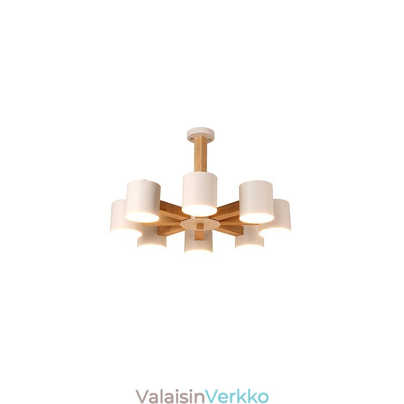 8 valoa kattokruunu Moderni nykyaikainen Perinteinen Klassinen Vintage Country Wood -ominaisuus puulle