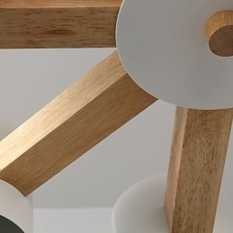 8 valoa kattokruunu Moderni nykyaikainen Perinteinen Klassinen Vintage Country Wood -ominaisuus puulle