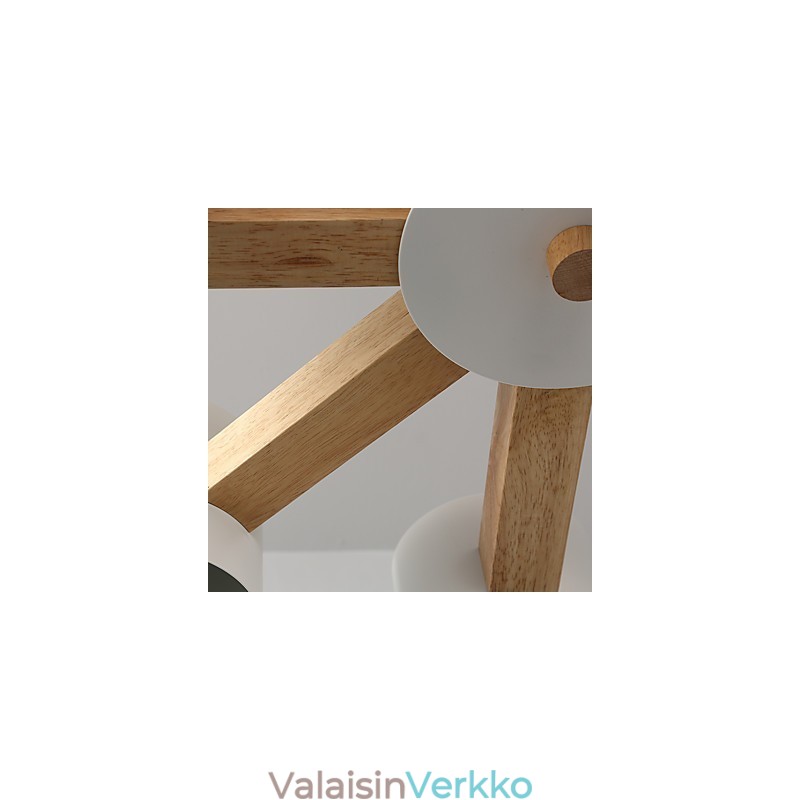 8 valoa kattokruunu Moderni nykyaikainen Perinteinen Klassinen Vintage Country Wood -ominaisuus puulle