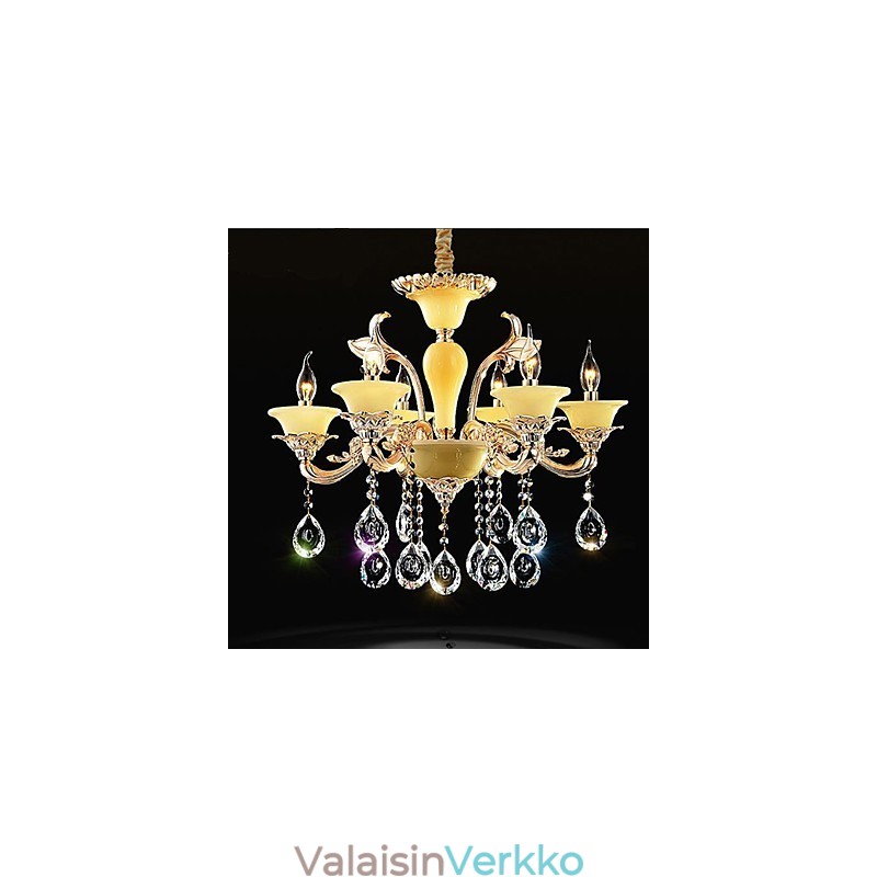 Eurooppalainen Crystal-riippuvalaisin Sinkkiseos Crystal-riippuvalaisin