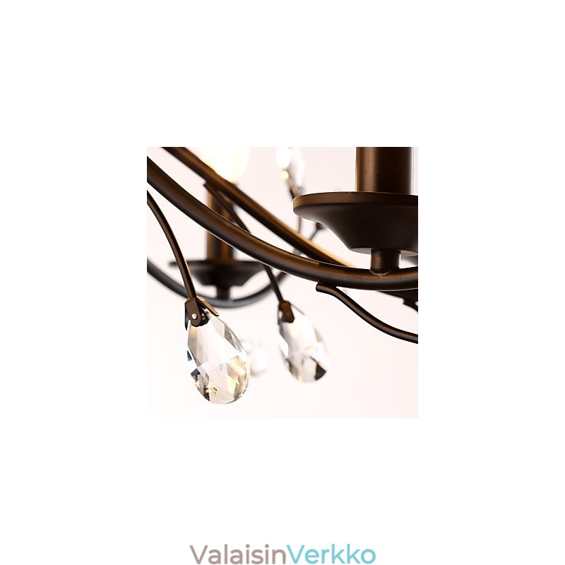 9 valoa kristallikruunu moderni nykyaikainen perinteinen klassinen vintage retro maalausominaisuus