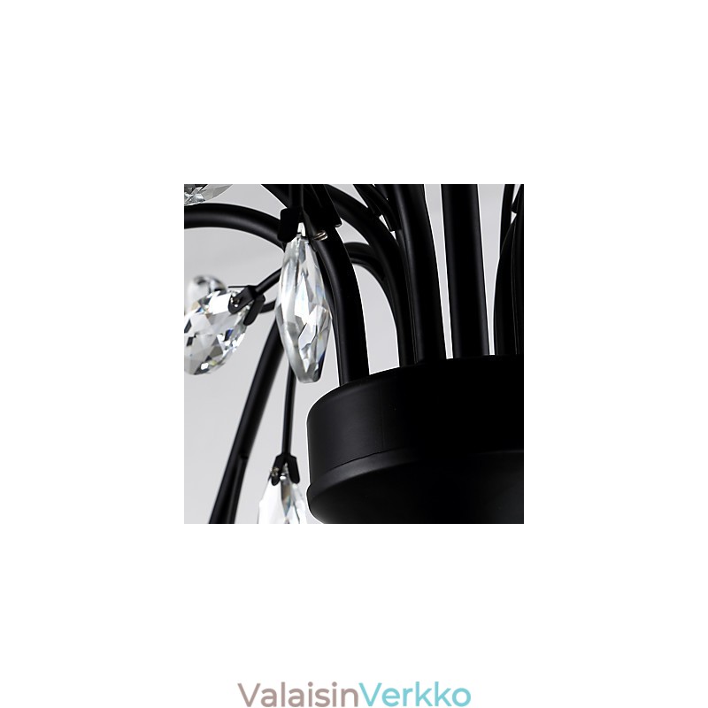 9 valoa kristallikruunu moderni nykyaikainen perinteinen klassinen vintage retro maalausominaisuus