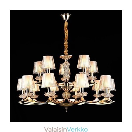 Riipus kevyt sinkkiseosominaisuus Crystal Mini Style Metalli sisäkauppoihin 15 polttimoa Riipus kevyt sinkkiseosominaisuus Crystal Mini Style Metalli sisäkauppoihin 15 polttimoa