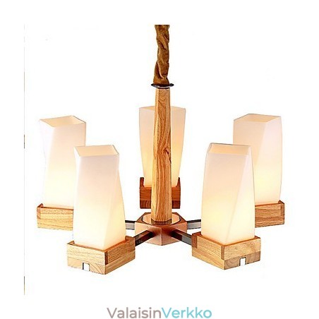 Simple Art -valaistus Massiivipuuta Creative Iiving -kattolamppu Simple Art -valaistus Massiivipuuta Creative Iiving -kattolamppu