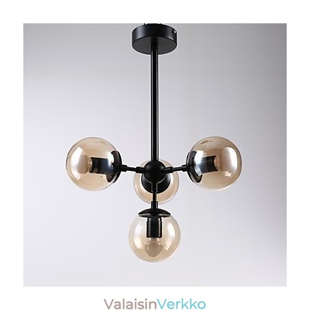 Neljä valoa postmoderni eurooppalaistyylinen Modo metallilasiriippuvalaisin eteinen Koristele teollinen kattokruunu lamppu Neljä valoa postmoderni eurooppalaistyylinen Modo metallilasiriippuvalaisin eteinen Koristele teollinen kattokruunu lamppu