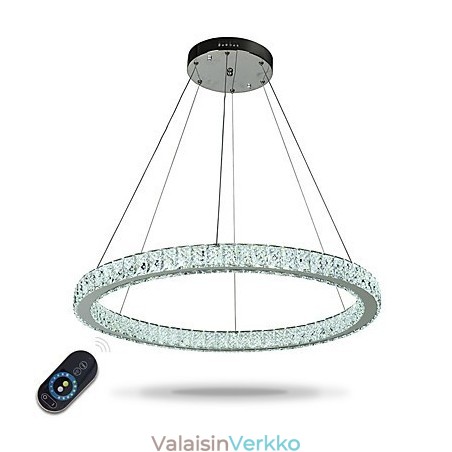 Himmennettävä rengas kattovalaisin Moderni kattokruunu valaisin kaukosäätimellä Himmennettävä rengas kattovalaisin Moderni kattokruunu valaisin kaukosäätimellä
