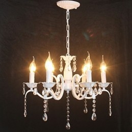 Kattokruunu Modernit Crystal Mini Candle Style Iron Lamp lamput