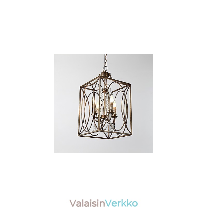 Neljä Light Vintage Metal Amercian Industrial Loft Maalaus Väri Eurooppalainen Kattokruunu Lamppu Sisätilojen Koristele riippuvalaisin