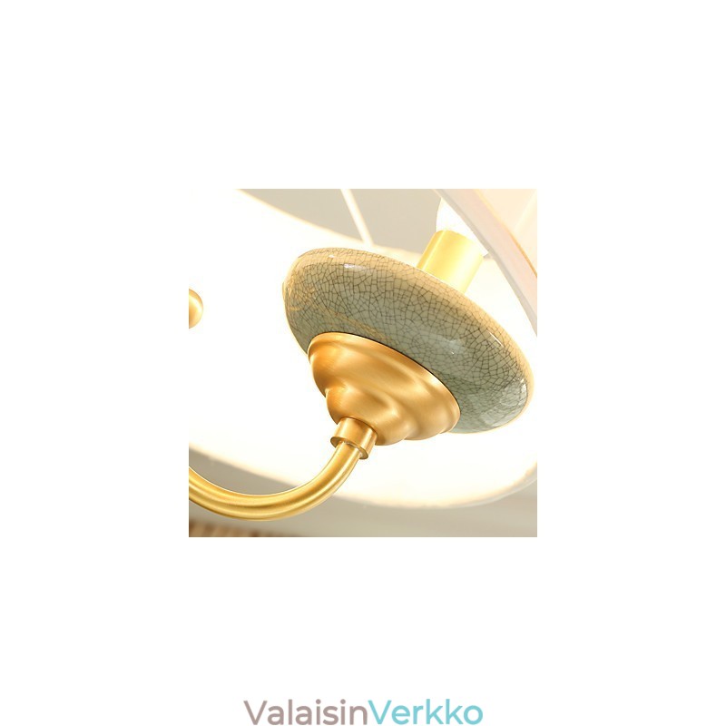 Kaikki kuparikruunu jade koristeellinen kattokruunu