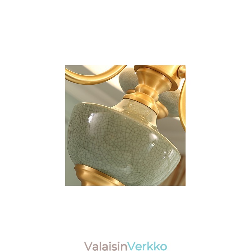 Kaikki kuparikruunu jade koristeellinen kattokruunu