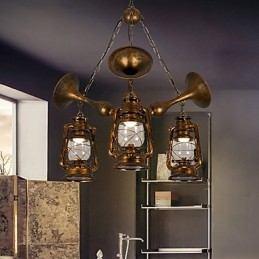 Rustic Lodge Vintage Retro Country Globe -maalausominaisuus minityylisuunnittelijoille Metallikruunu