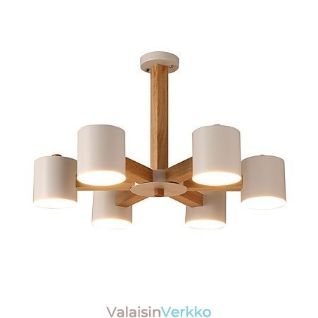 6 valoa kattokruunu Moderni nykyaikainen Perinteinen Klassinen Vintage Country Wood -ominaisuus puulle 6 valoa kattokruunu Moderni nykyaikainen Perinteinen Klassinen Vintage Country Wood -ominaisuus puulle