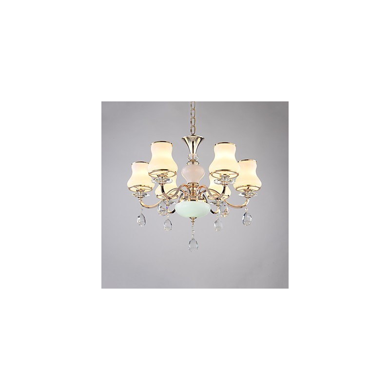 Kattokruunu moderni nykyaikainen galvanoitu ominaisuus kristallimetallille