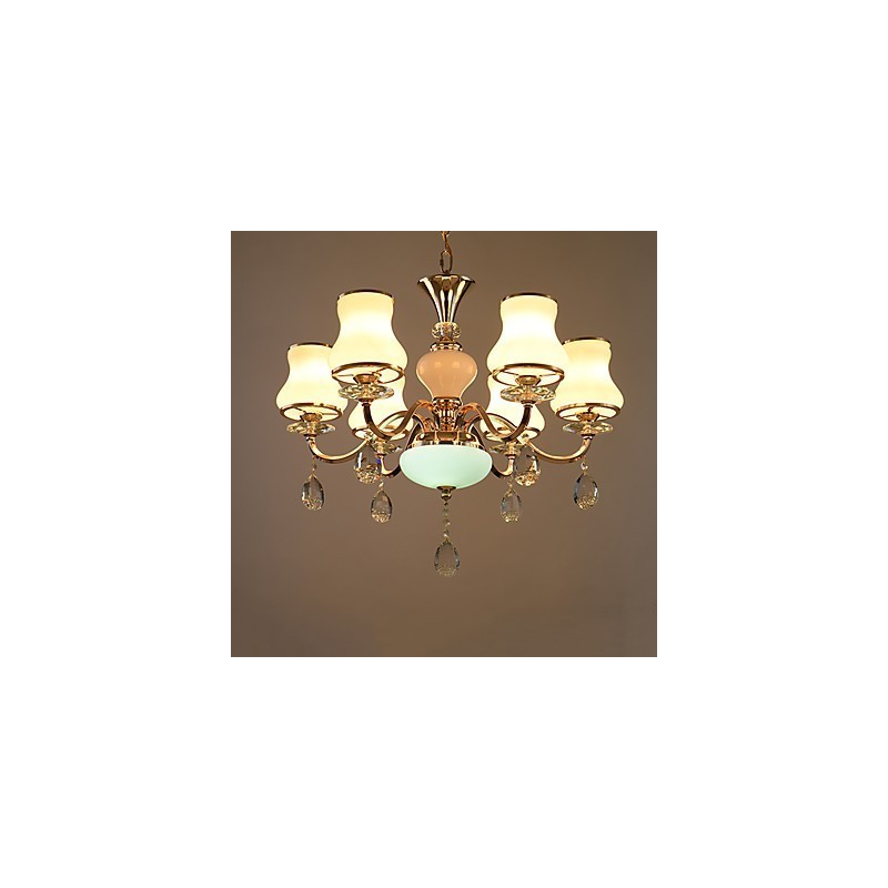 Kattokruunu moderni nykyaikainen galvanoitu ominaisuus kristallimetallille