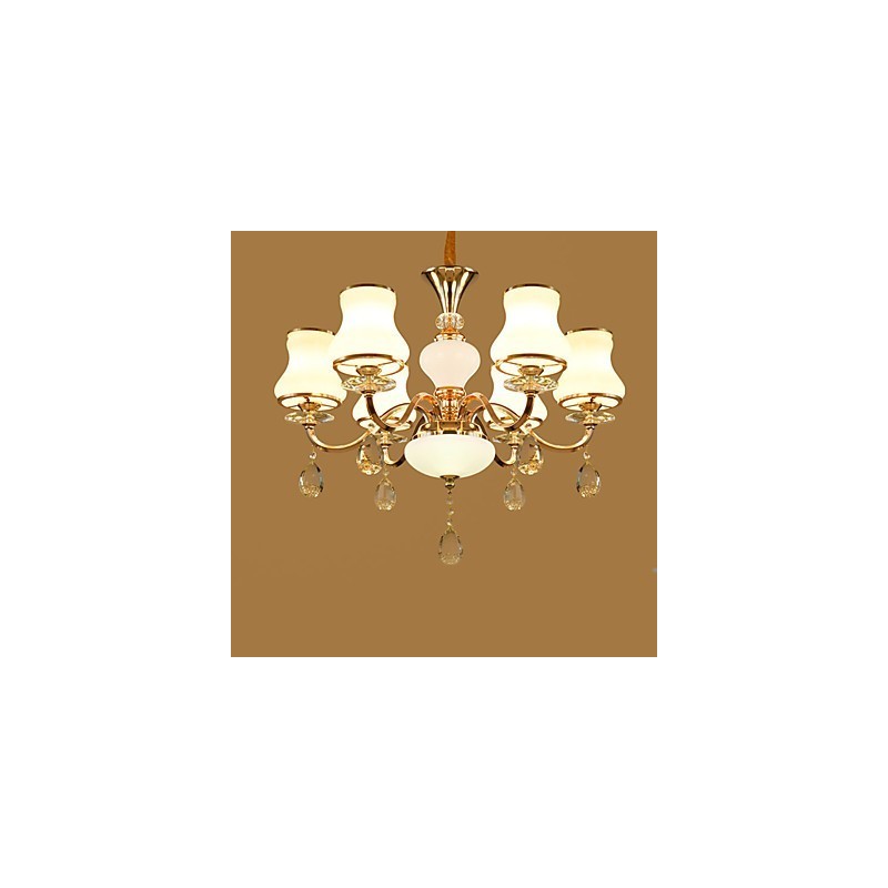 Kattokruunu moderni nykyaikainen galvanoitu ominaisuus kristallimetallille